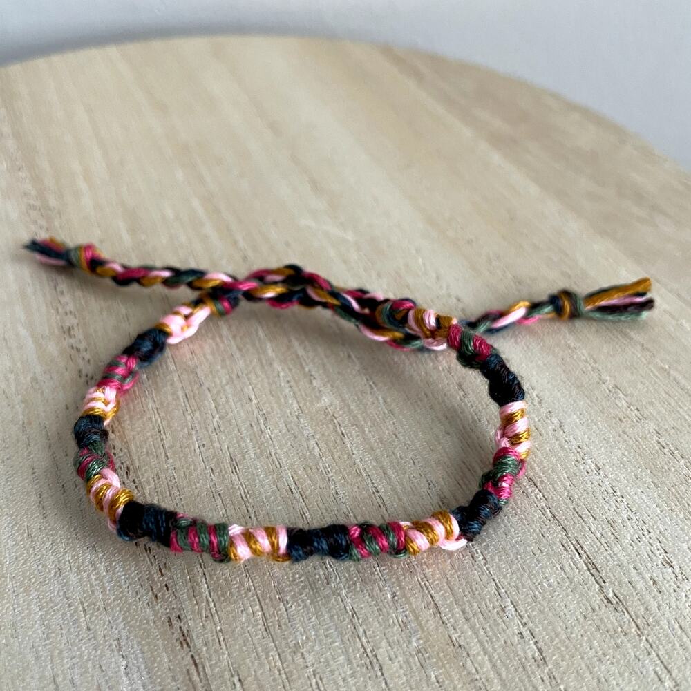 Mia Bracelet anklet trendy comfortable tie embroidery thread woven gift